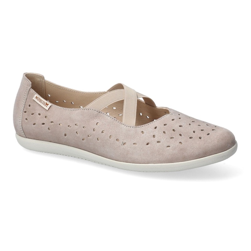 【UK3.5】Mephisto レディースシューズ(LIGHT TAUPE)