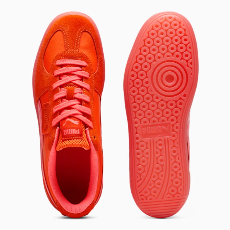 【関税込み】NotSoNormal オレンジ Splashed フーディ 24.0cm PUMA レディース パレルモ CITRUS（オレンジ系