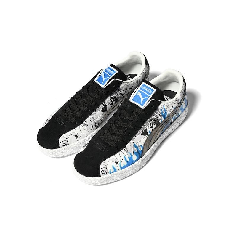 27.0cm プーマ × ブリーチ 【PUMA】 X 【BLEACH】メンズ – アニメ コラボレーション デルフィン スニーカー 【グリムジョー・ジャガージャック DELPHIN BLEACH BLUE JAGUAR 403444-01】 (BLUE)