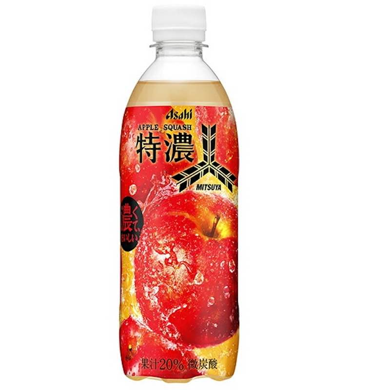 アサヒ飲料 三ツ矢特濃アップルスカッシュ