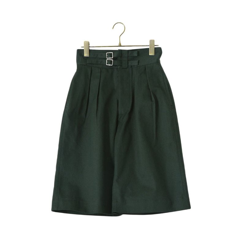 00サイズ LENO DOUBLE BELTED GURKHA SHORT TROUSERS KHAKI | XS