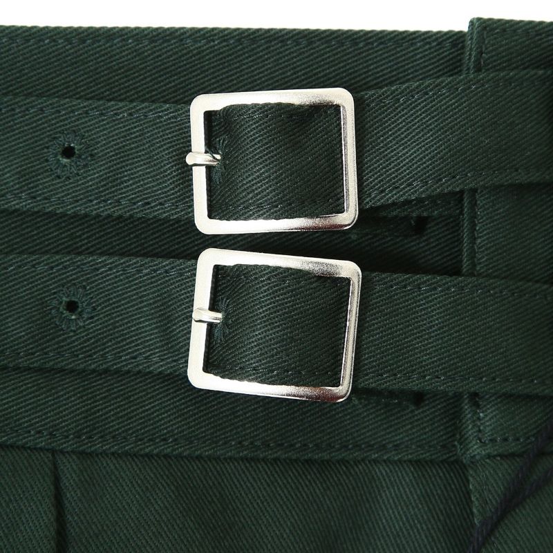 00サイズ LENO DOUBLE BELTED GURKHA SHORT TROUSERS KHAKI | XS