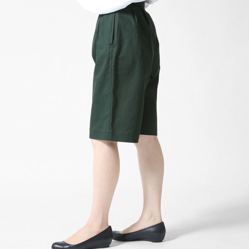 1サイズ LENO DOUBLE BELTED GURKHA SHORT TROUSERS KHAKI | ライフ