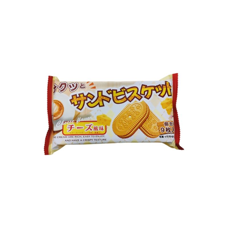 サクッとサンドビスケット9枚 チーズ風味