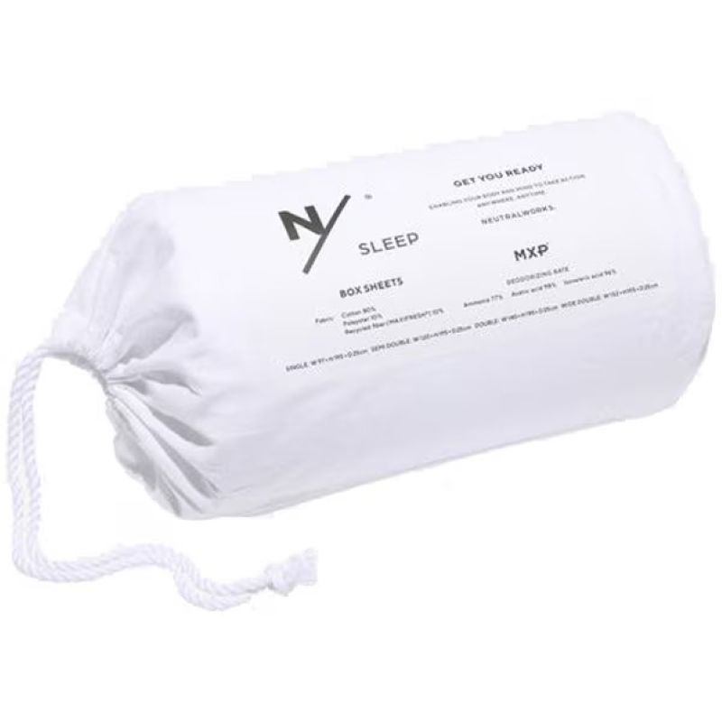 セミダブル NEUTRALWORKS. MXP/ SMOOTH BOX SHEETS シーツ グレー