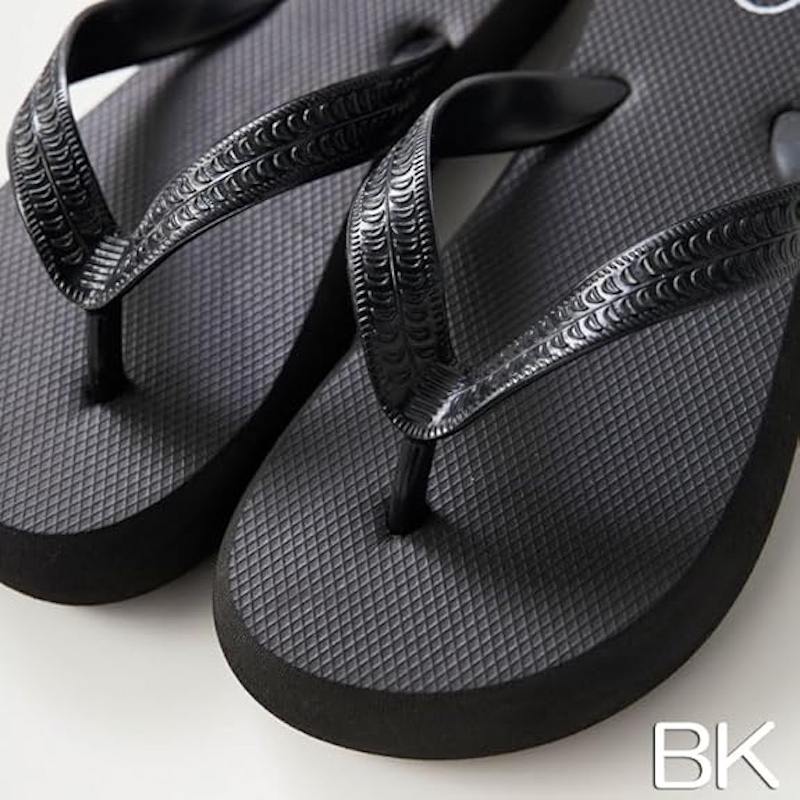 22.0cm】Ocean Pacific レディース ビーチサンダル (BK