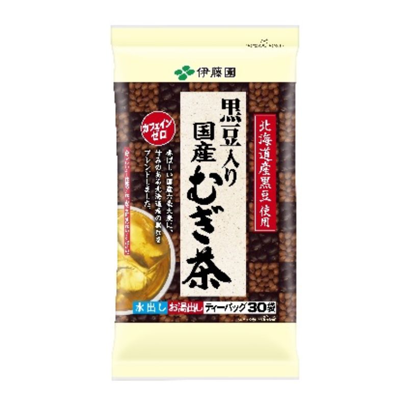 伊藤園 黒豆入り国産むぎ茶 ティーバッグ