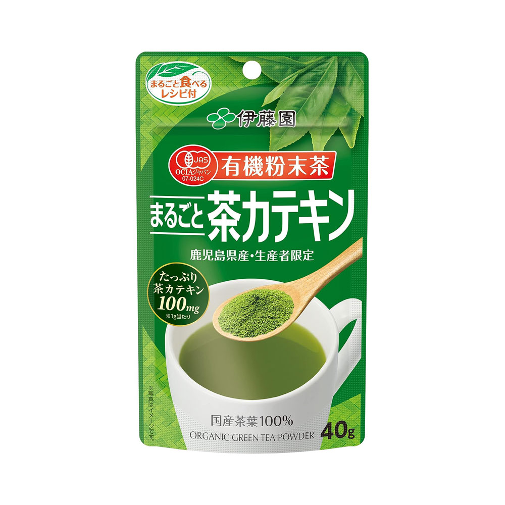 伊藤園 有機粉末茶 まるごと茶カテキン