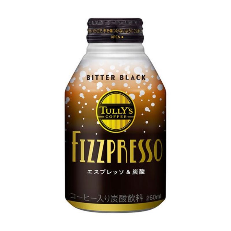 伊藤園 TULLY’S COFFEE FIZZPRESSO エスプレッソ＆炭酸 BITTER BLACK