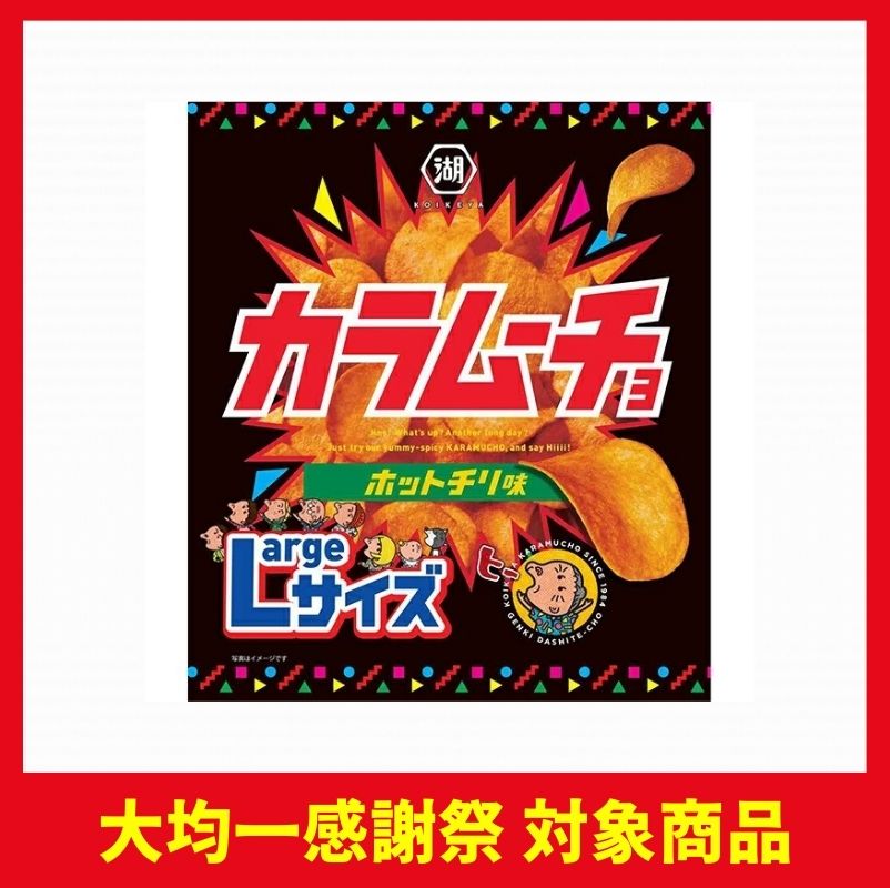 湖池屋 Largeサイズ カラムーチョチップス ホットチリ味