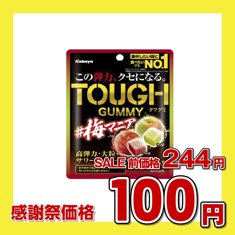 カバヤ タフグミ 梅マニア