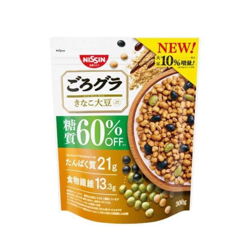 日清食品 ごろグラ きなこ大豆 糖質60％オフ