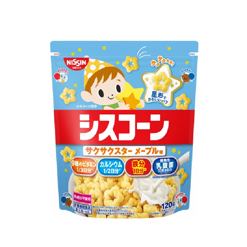 日清シスコ シスコ シスコーンサクサクスターメープル味