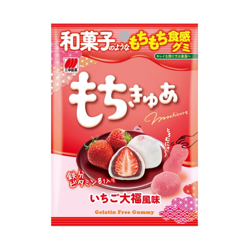【JB直送品】三幸製菓 もちきゅあ いちご大福風味