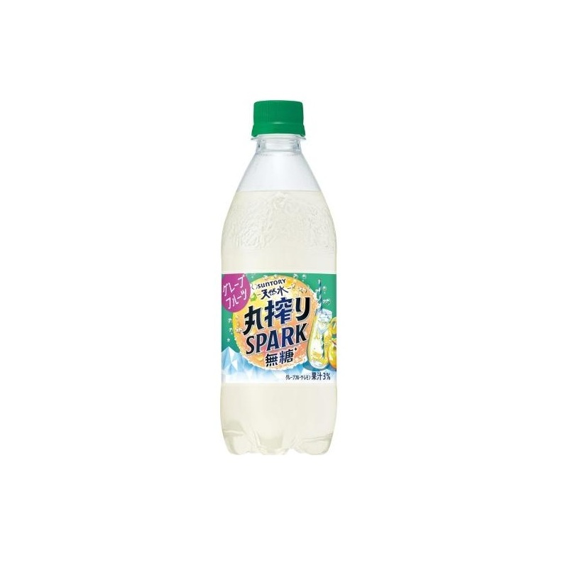サントリー天然水 丸搾りSPARK無糖 グレープフルーツ