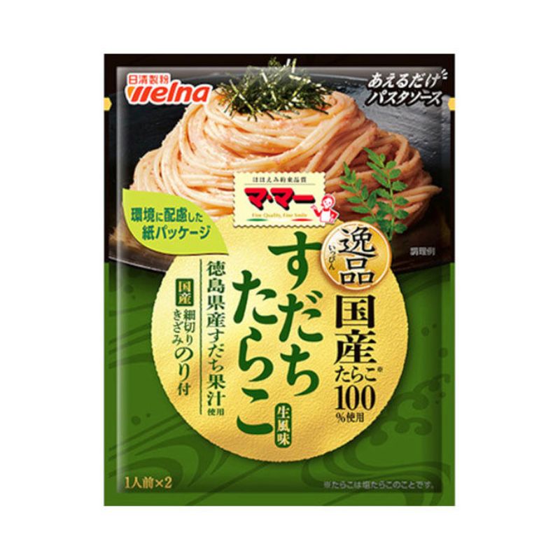 日清製粉ウェルナ マ・マー あえるだけパスタソース すだちたらこ 生風味