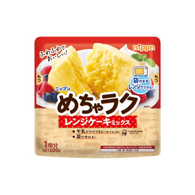 【JB直送品】ニップン めちゃラク レンジケーキミックス