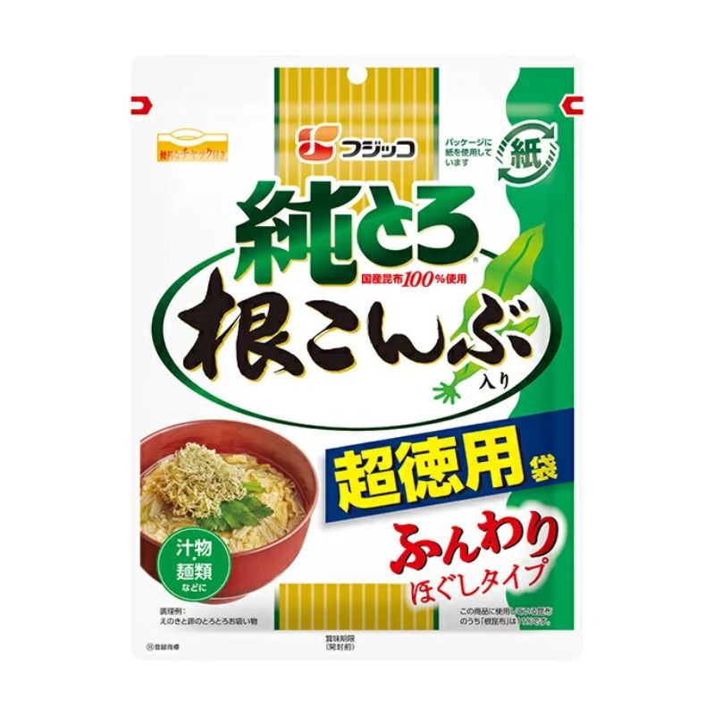 フジッコ 純とろ 根こんぶ入り 超徳用袋