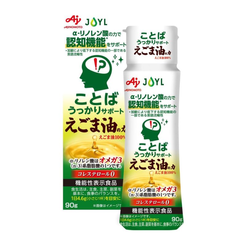 【JB直送品】J-オイルミルズ 味の素 ことばうっかりサポートえごま油の力