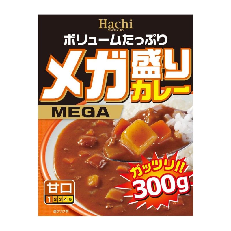 ハチ食品 メガ盛りカレー 甘口