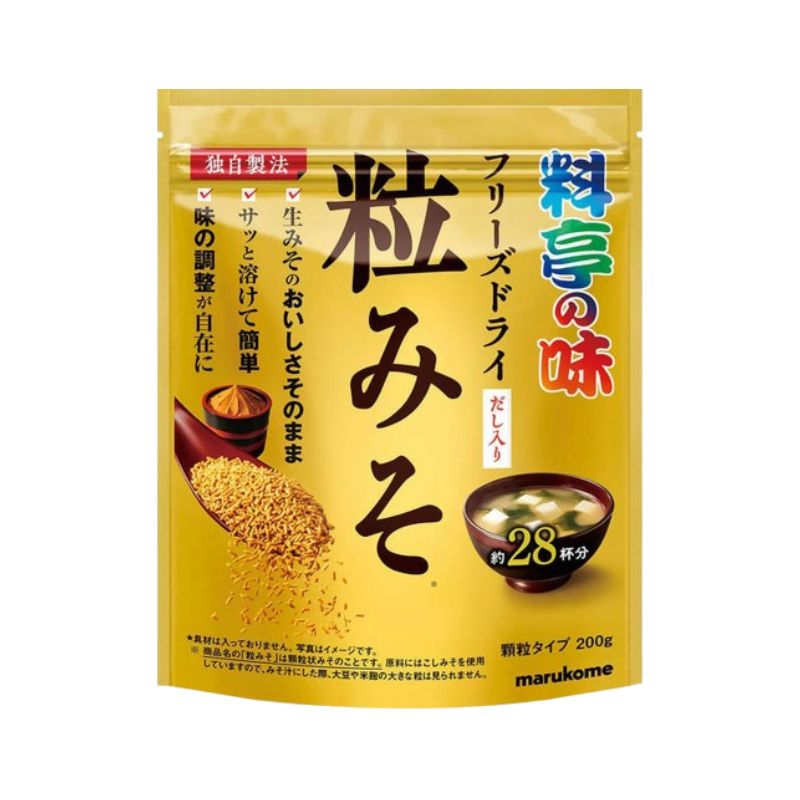 マルコメ 料亭の味 フリーズドライ だし入り粒みそ