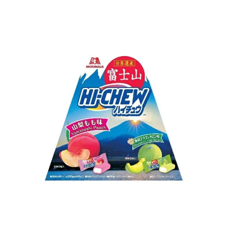 森永製菓 富士山ハイチュウ 山梨もも味＆静岡クラウンメロン味