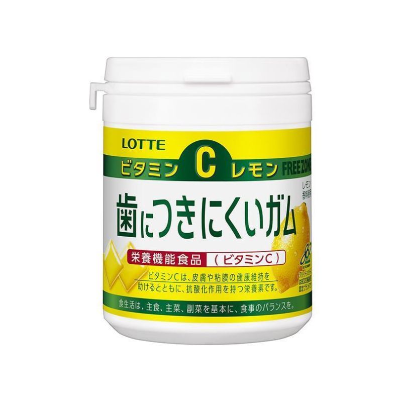 ロッテ 歯につきにくいガム ビタミンCレモン