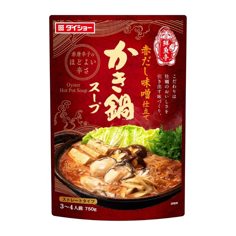 ダイショー 鮮魚亭 赤だし味噌仕立て かき鍋スープ