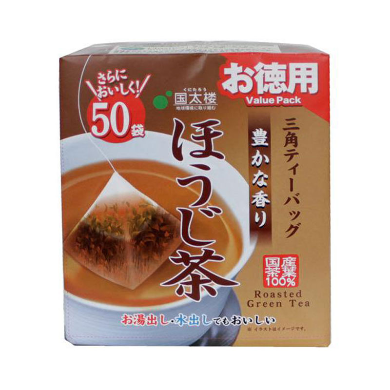 国太楼 お徳用 豊かな香りほうじ茶 三角ティーバッグ