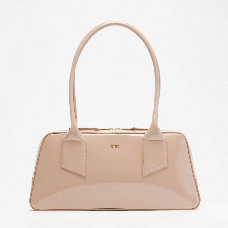 N21° ハンドバッグ ピンクベージュ