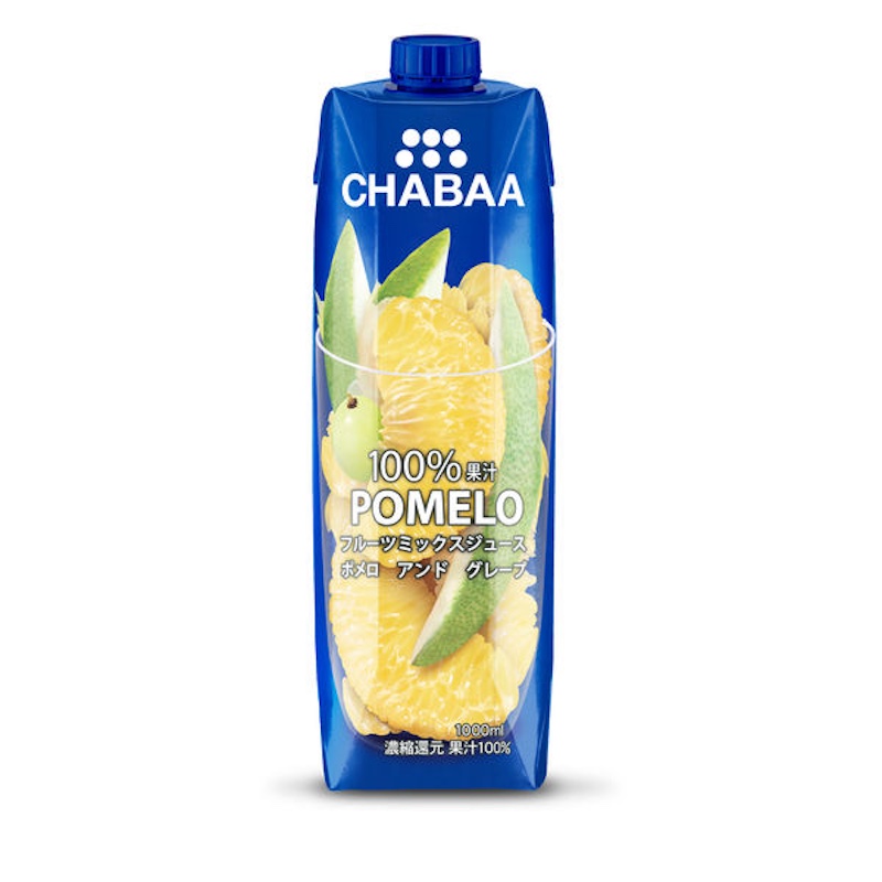 ハルナプロデュース CHABAA 100%ミックスジュース ポメロ&グレープ