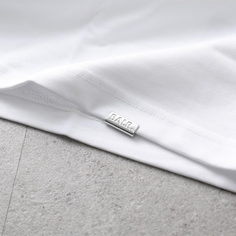 サイズ：XS BALR. メンズ LOGO BOX T-SHIRT (Bright White