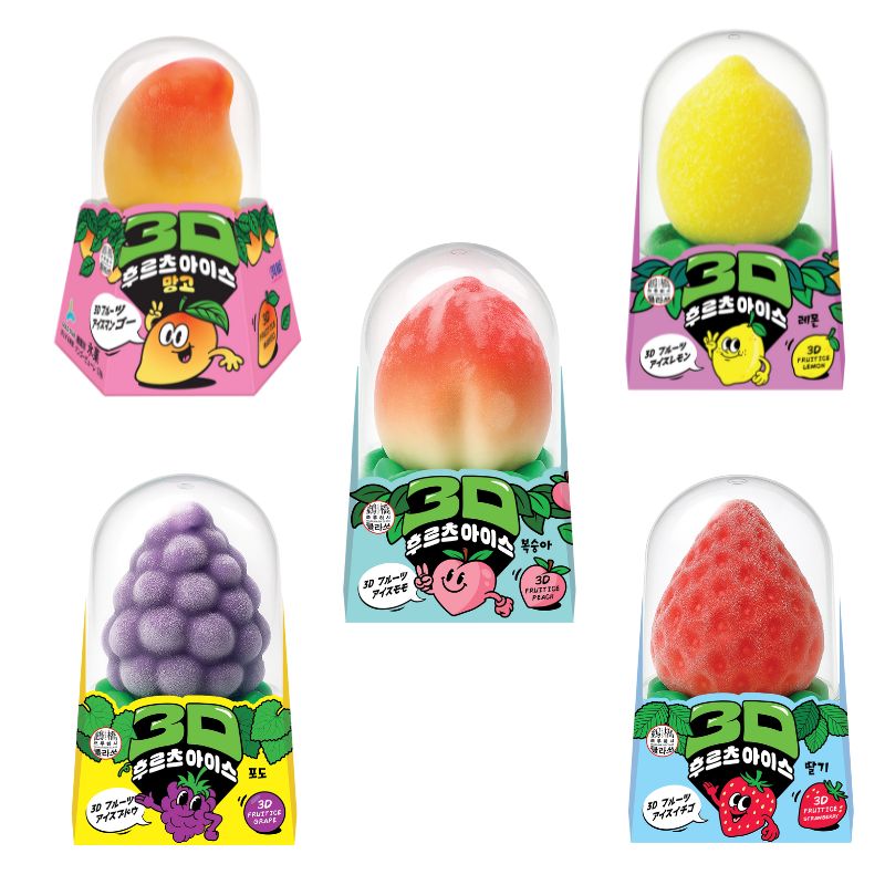 3Dフルーツアイス 10個セット